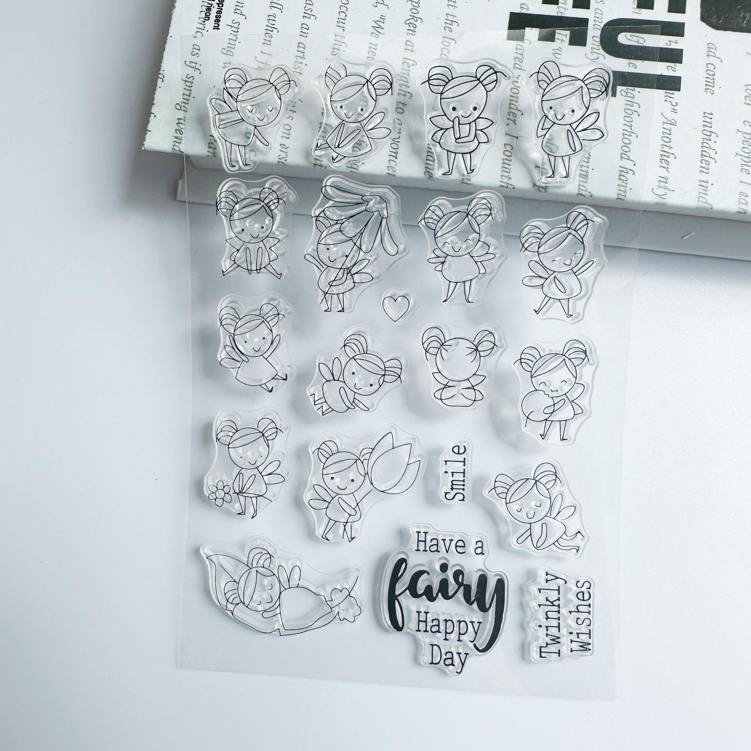 Reusable Cartoon Journal Stamp for DIY Crafts