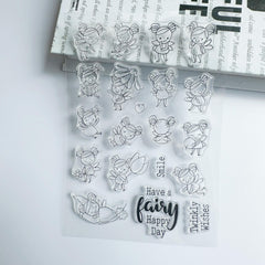 Reusable Cartoon Journal Stamp for DIY Crafts