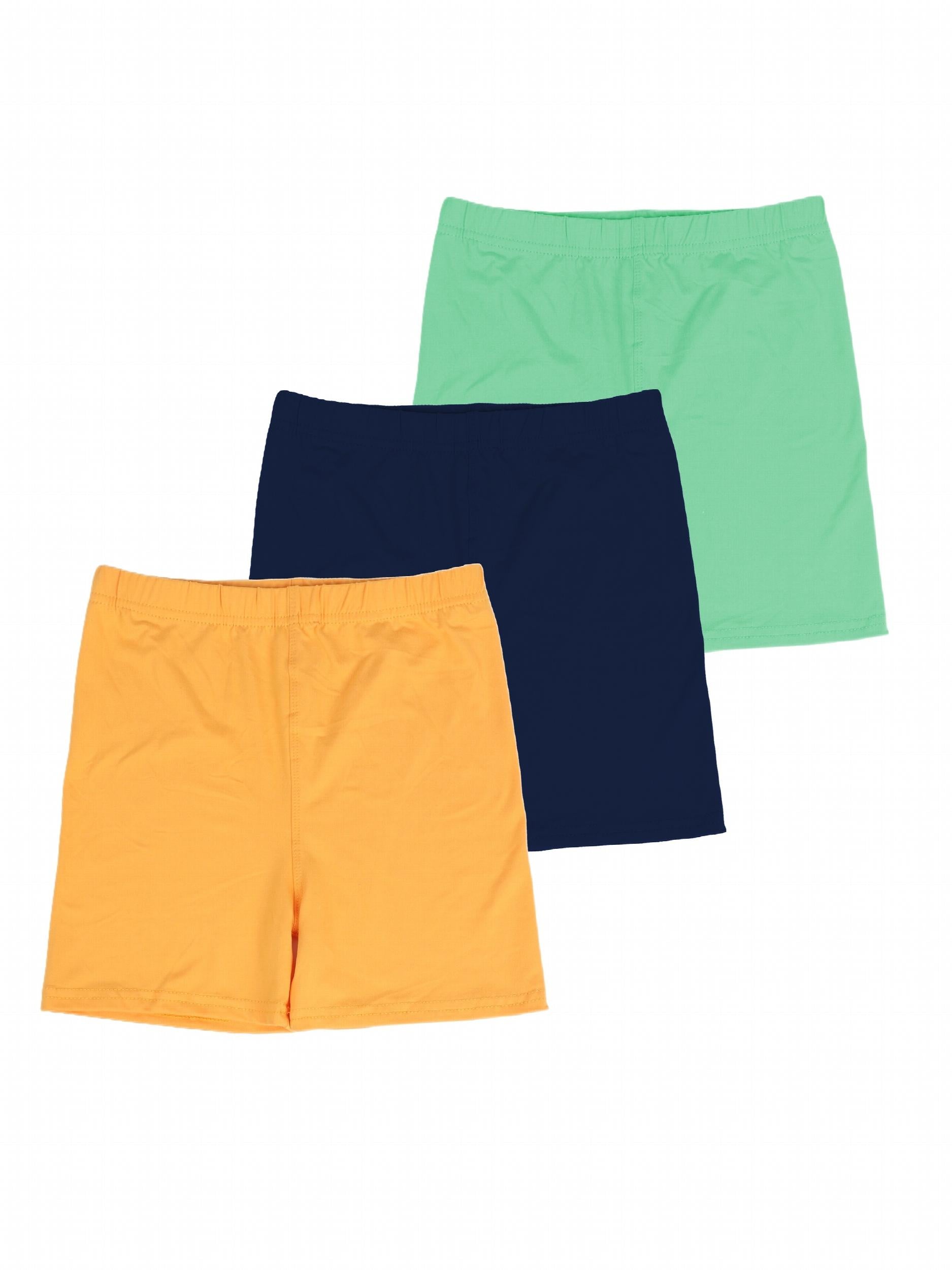3-pack Little Girl Shorts for Toddlers Girls - Soft and Breathable Dance Shorts