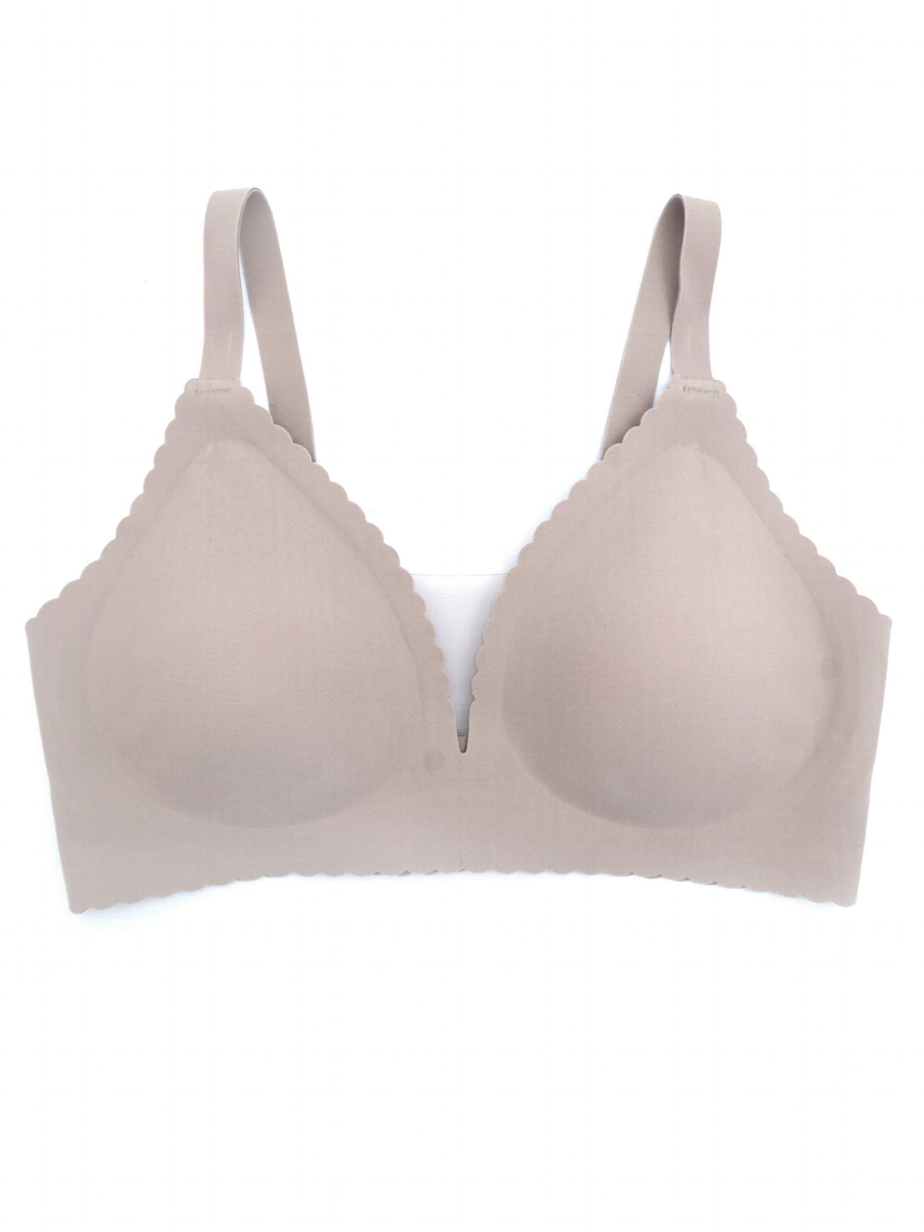 Solid Seamless Push Up Bra for Women
