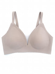 Solid Seamless Push Up Bra for Women