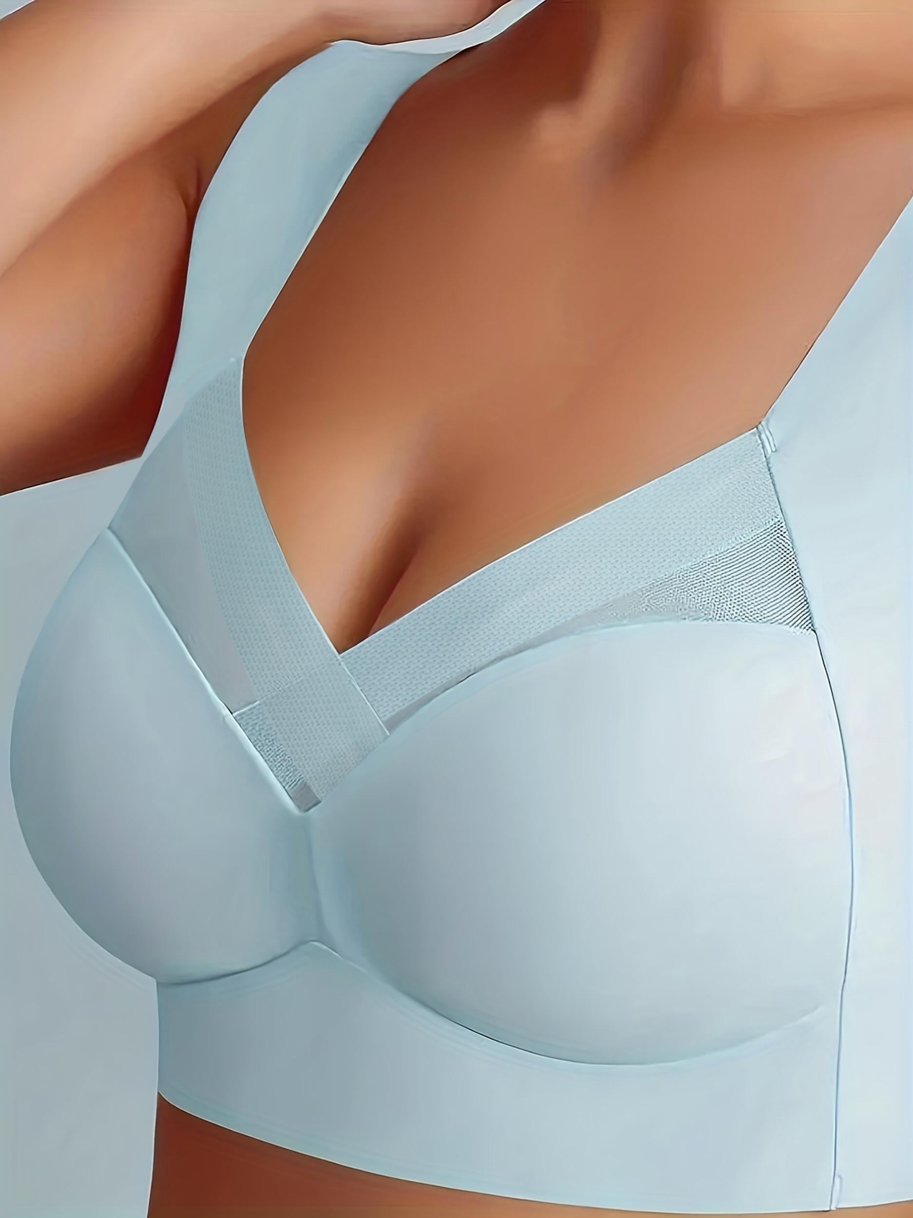 Breathable Mesh Wireless Bra Push Up Tank Lingerie