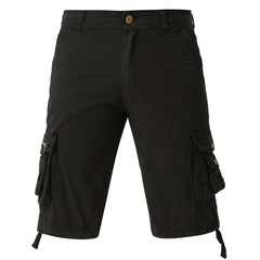 Breathable Men's Cargo Short Pants Lightweight Flap Pocket Loose Shorts