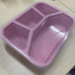 1pc Bento Lunch Box 3 4 lattice Food Storage Container