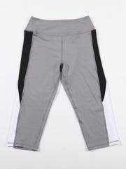High Stretch Block Yoga Pants Hip Lifting Leggings