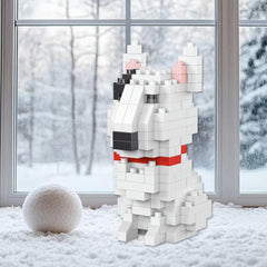 3D Dog Block Model Set - Husky & Pug - Artistic Display