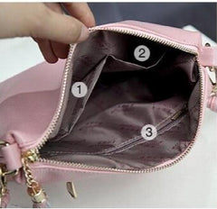 High Tassel Leather Bags For Women Vintage Messenger Shoulder Bags