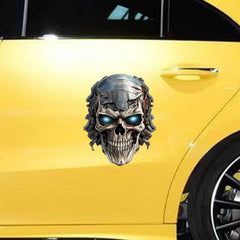 Heavy Metal Skull Sticker Car Decal Waterproof Computer Sticker