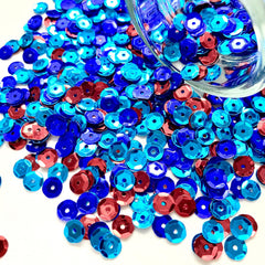 700 6mm Colorful Concave Sequins DIY Beads Clothing Jewelry Accessories