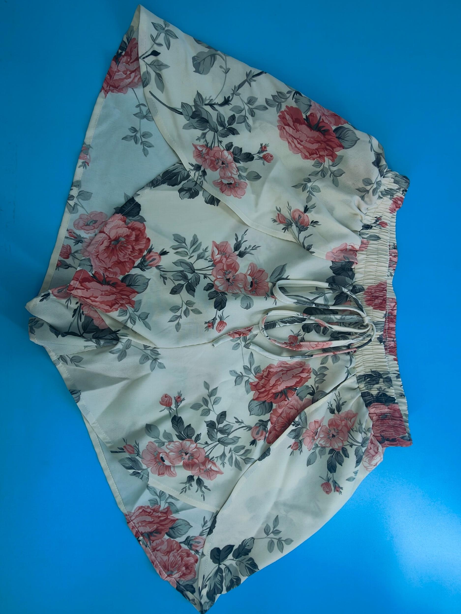 Floral Print Drawstring Shorts for Spring & Summer