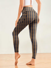 High Waist Yoga Pants Slim Fit With Pocket