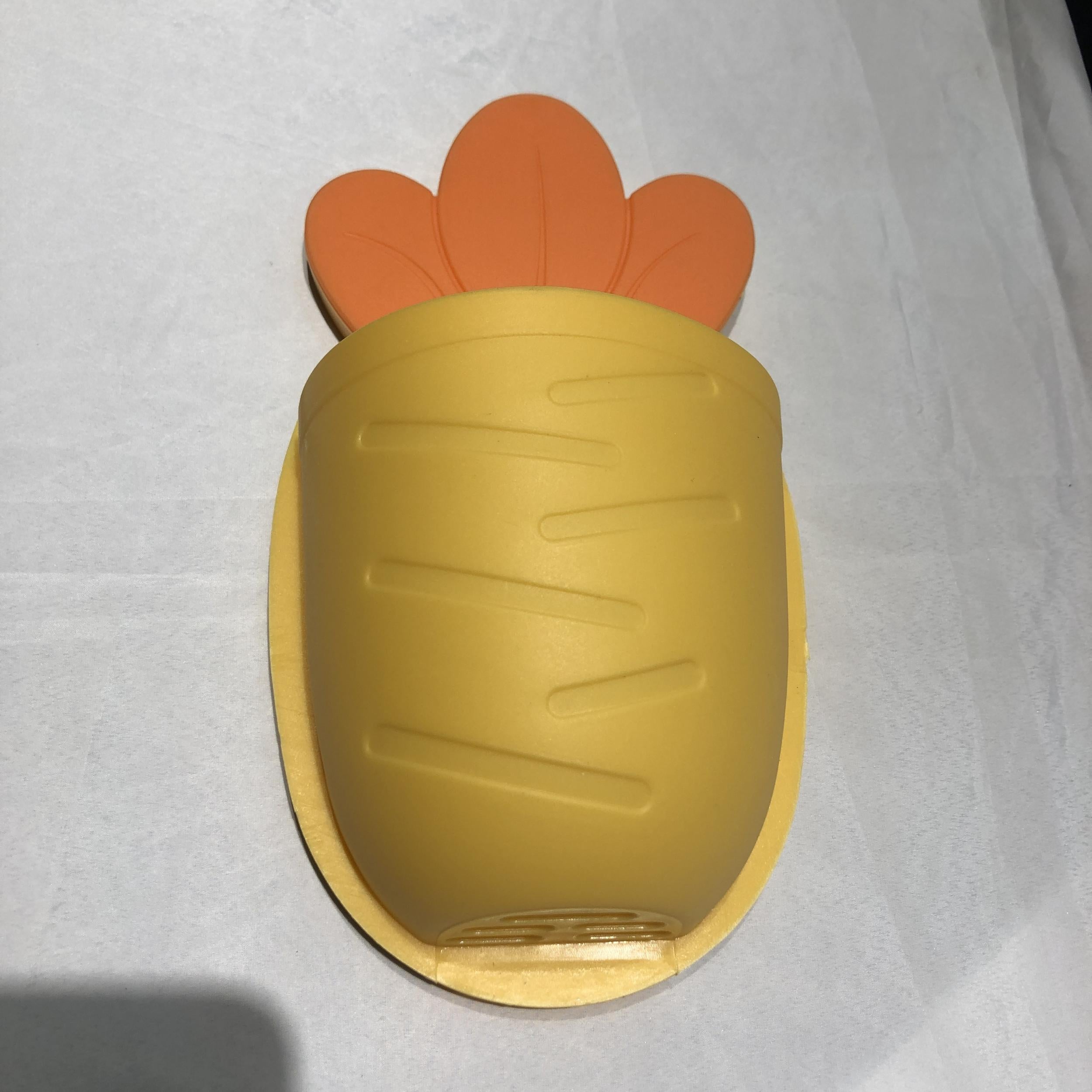 Carrot Shaped Bathroom Toothbrush Rack Wall Mounted