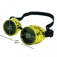 Steampunk Goggles Retro Gothic Cosplay Sunglasses for Halloween