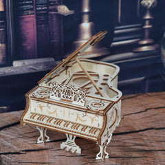 Wooden Piano 3D Puzzle DIY Model Educational Toy Gift