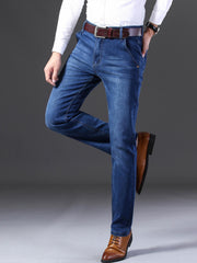 Men's Regular Denim Jeans With Pockets