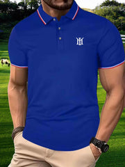 Symbol Pattern Men's Custom Fit Polo Shirt
