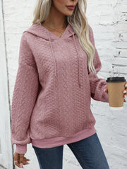 Drawstring Hoodie Long Sleeve Sweatshirt