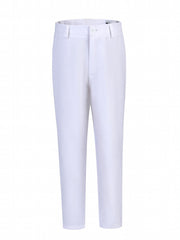 Boys Dress Pants Slim Fit Preppy Suit Pants with Pocket