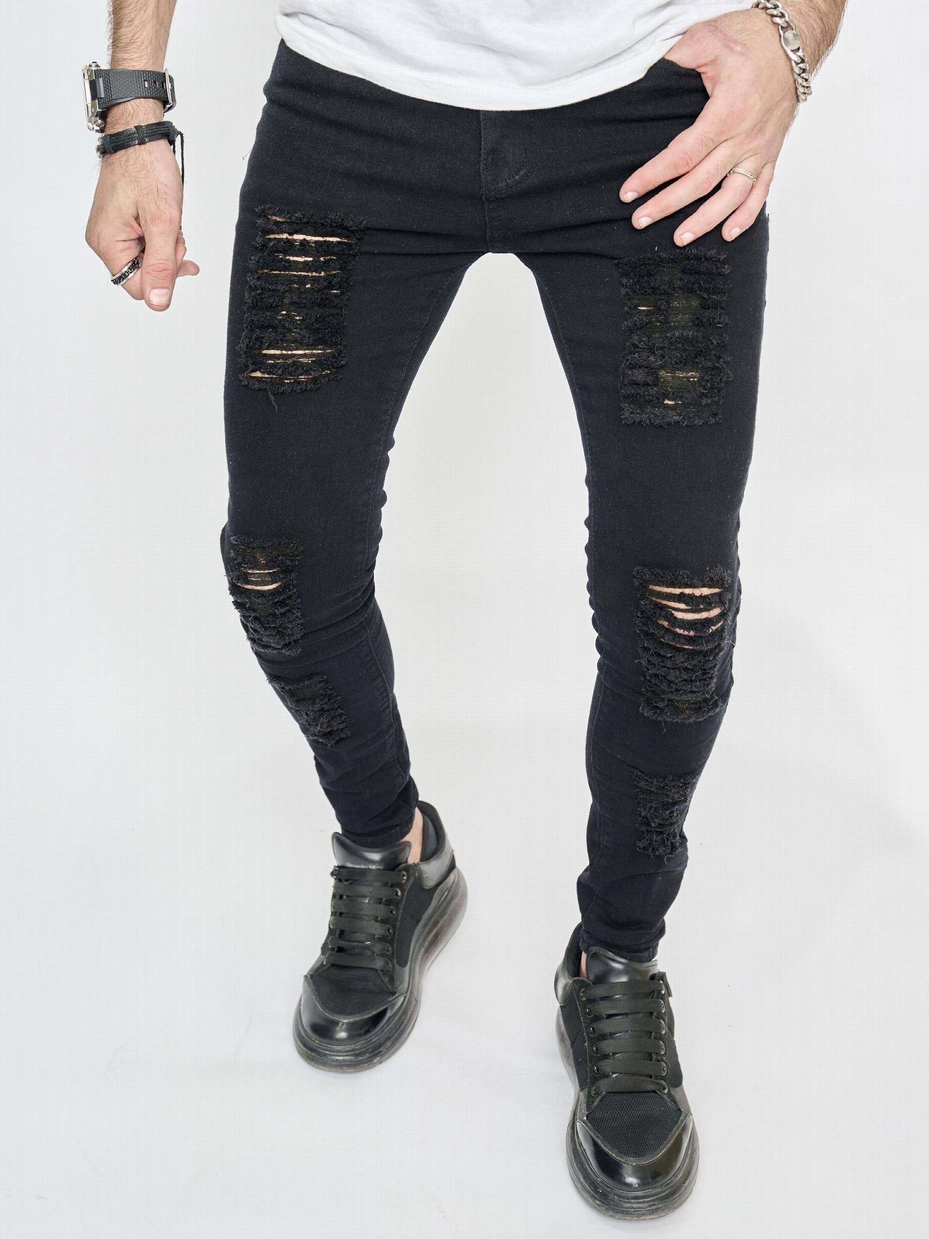 Slim Fit Jeans Men Casual Street Style Denim Pants Spring Summer