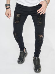 Slim Fit Jeans Men Casual Street Style Denim Pants Spring Summer