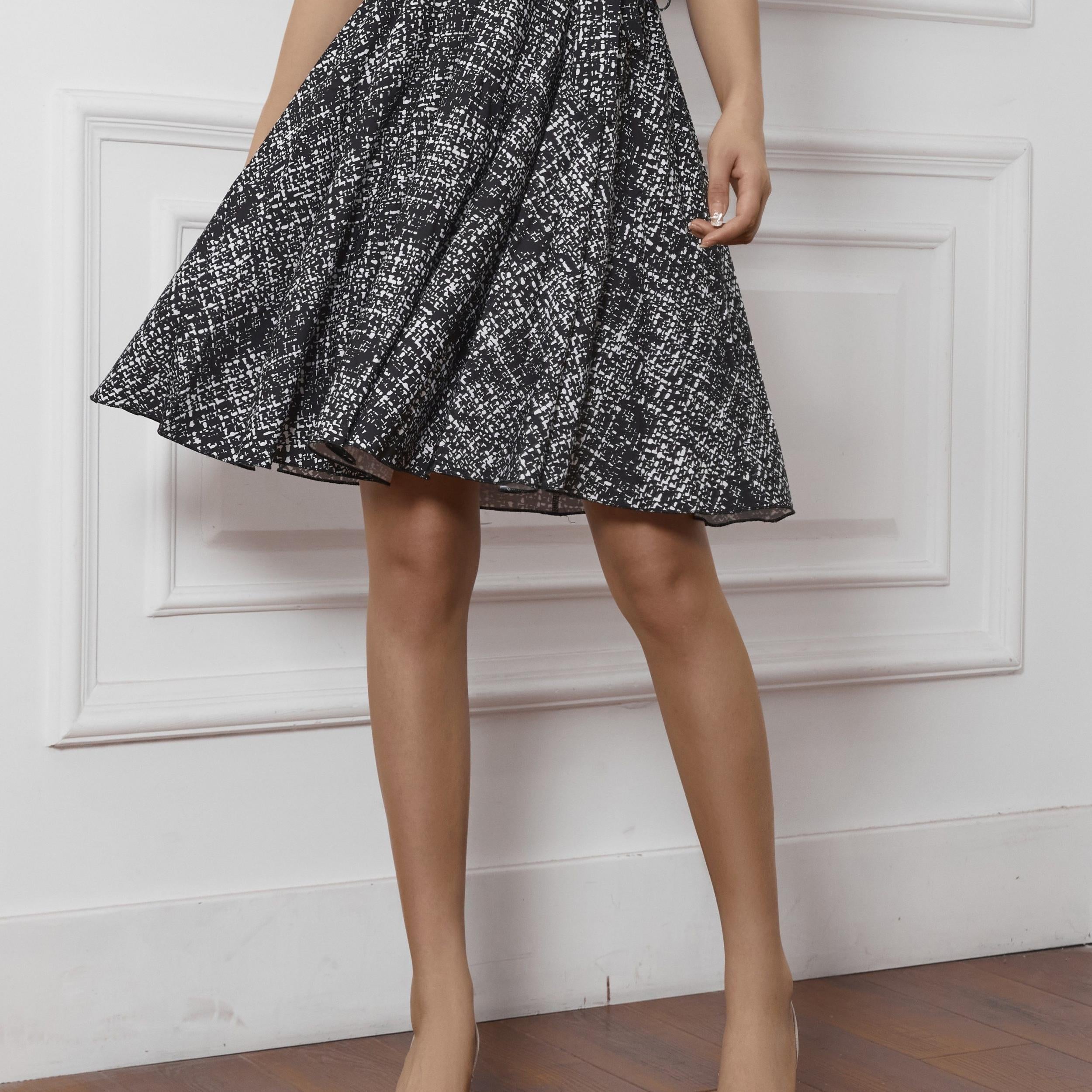Tie Waist Swing Skirt for Spring & Summer Women