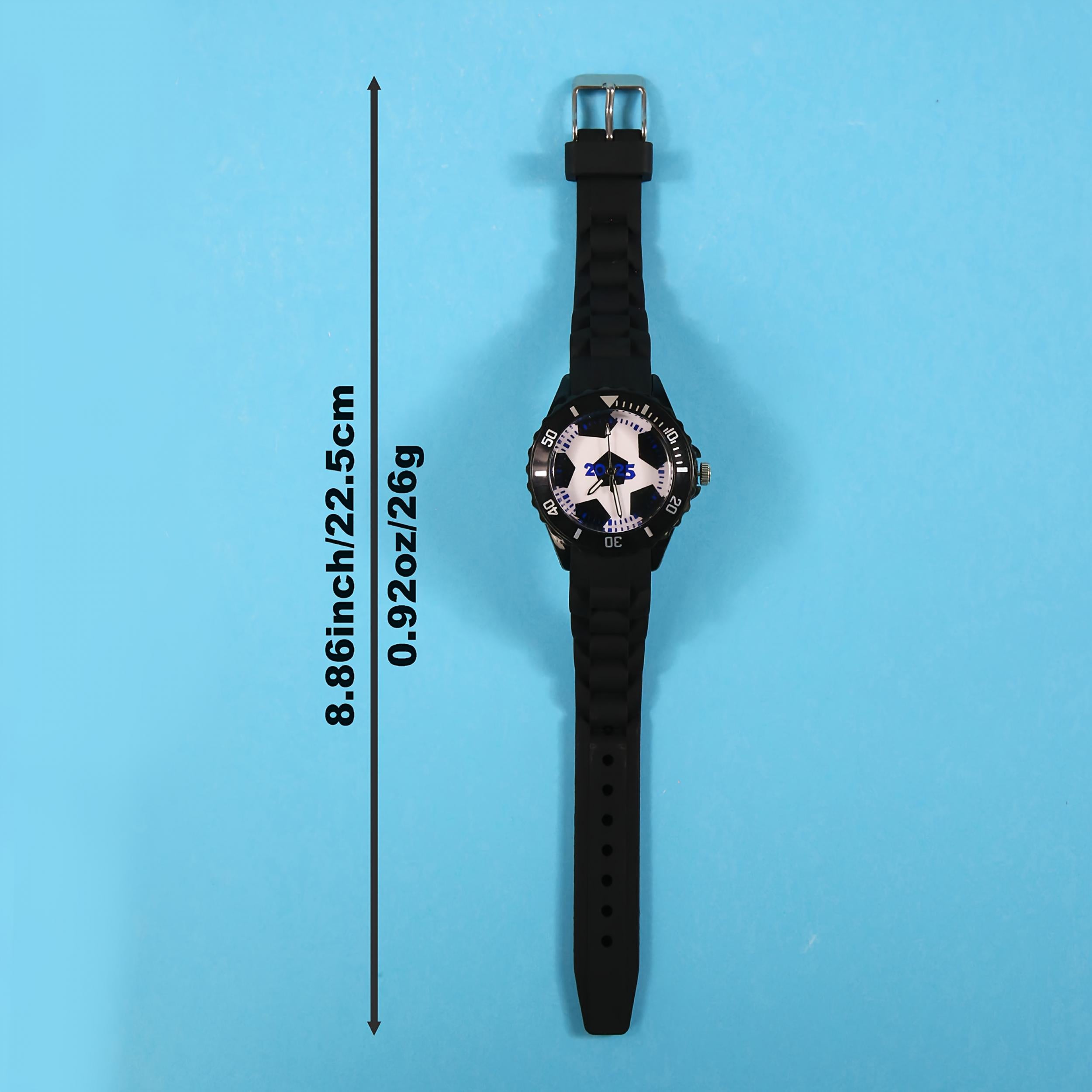Sports Style Football Fan Quartz Watch for Boys, Birthday Gift
