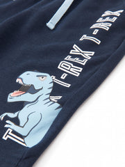 Boys T rex Dinosaur Outfit Short Sleeves Round Neck T shirt & Shorts