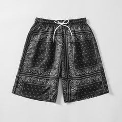 Men's Paisley Swim Trunks Beach Shorts