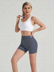 3-Pack Plus Size Sports Shorts Set High Rise Stretchy Biker Shorts 3pcs Set