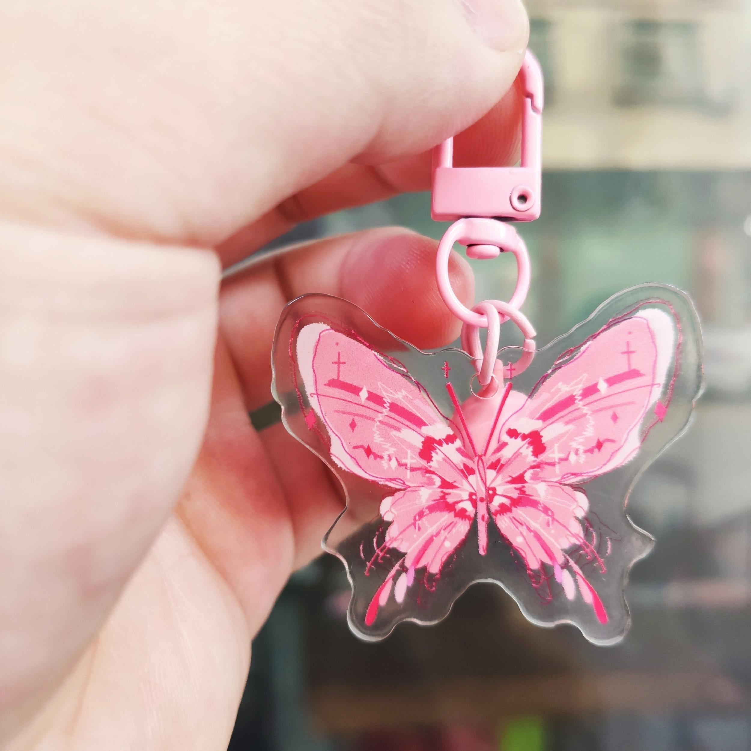 Butterfly Keychain Cartoon Bag Decoration Pendant