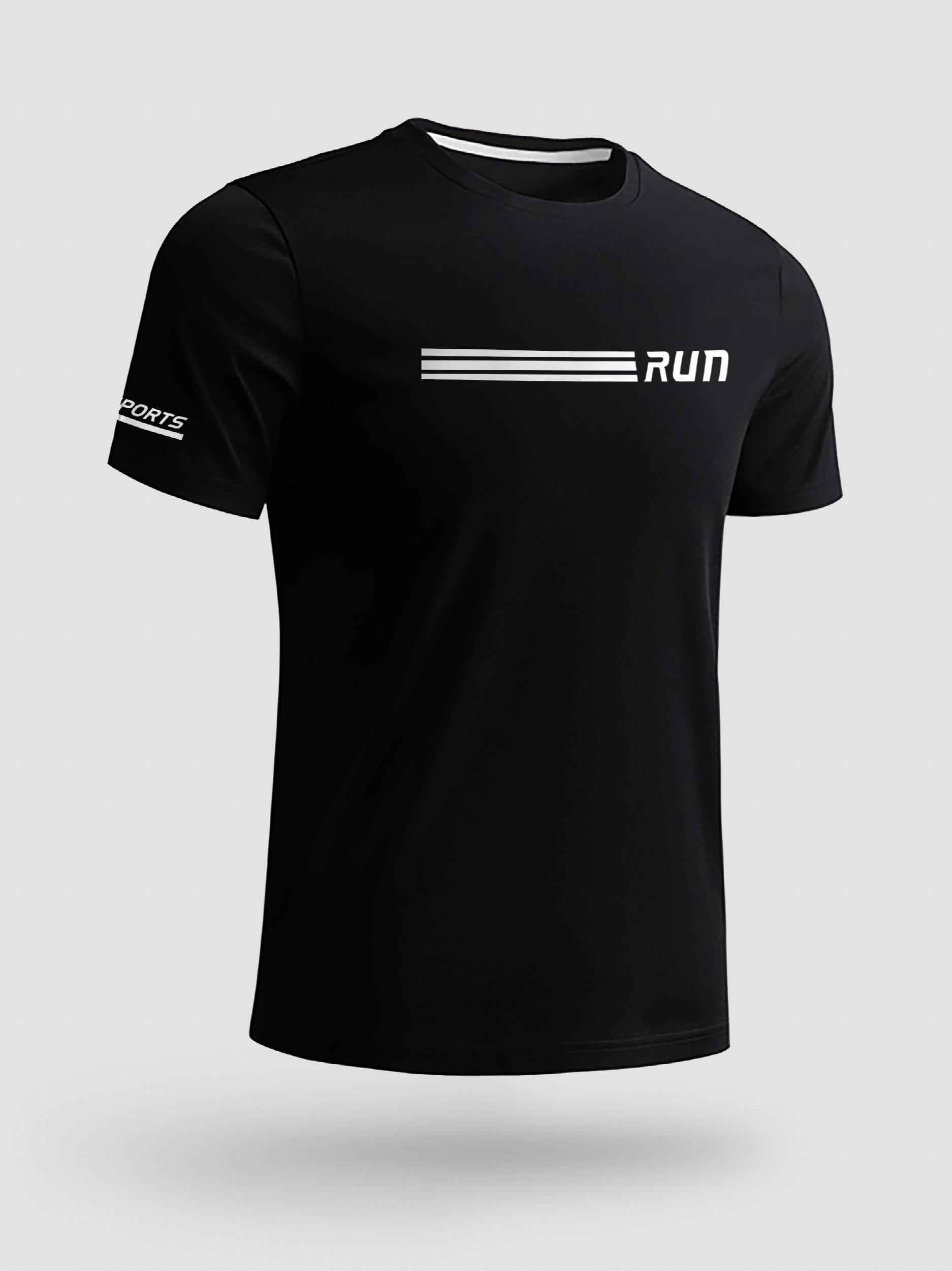 Men's Quick Dry Crew Neck T-Shirt Lightweight for Fishing Running
