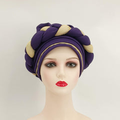 Elastic Turban Cap Lightweight Head Wrap Chemo Hats