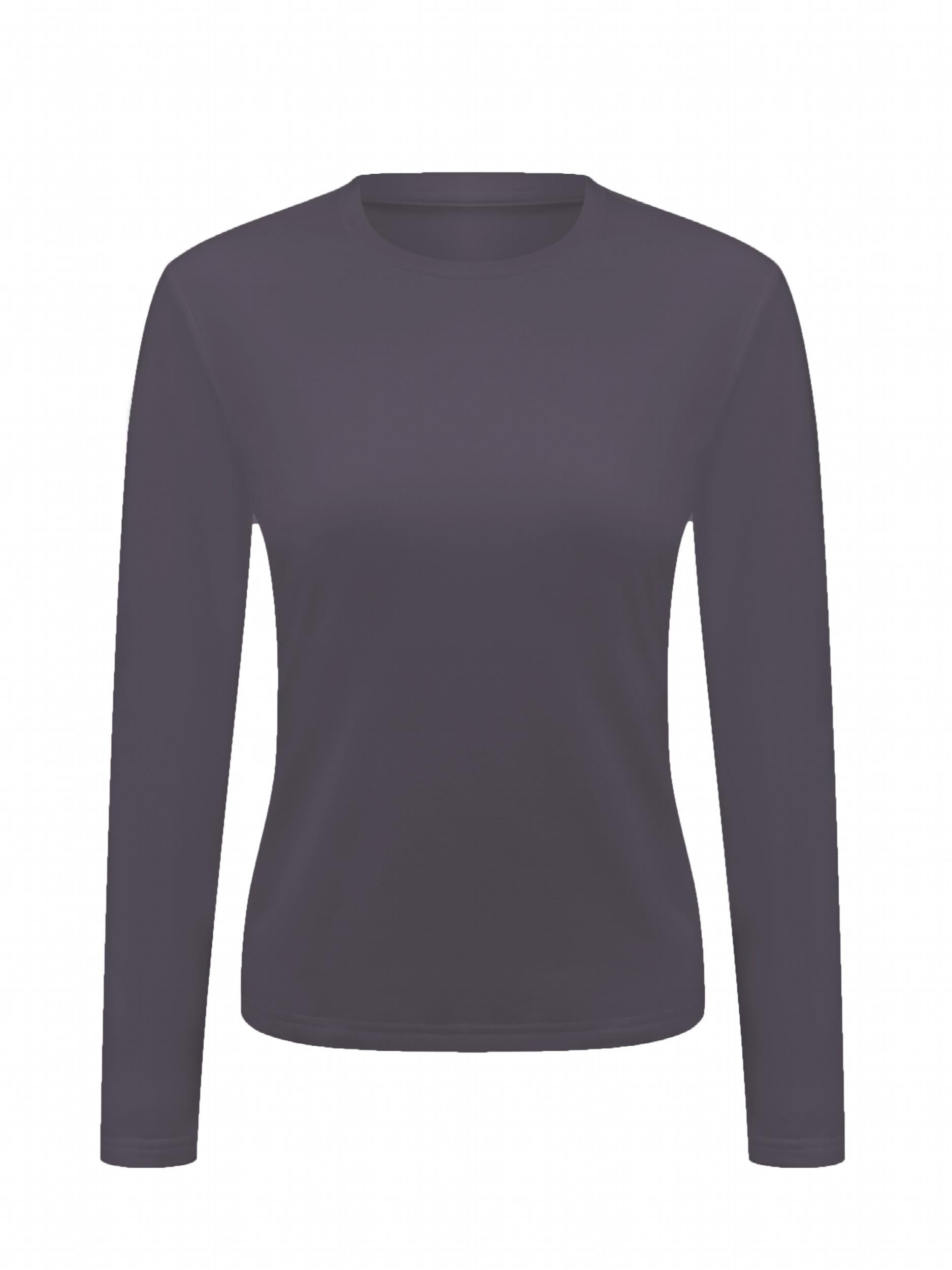 Women's Solid Warm Fleece Top - Autumn Winter Clothing