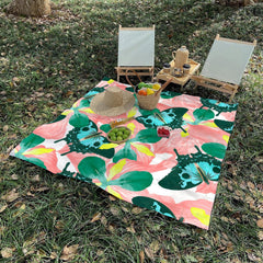 Outdoor Folding Waterproof Picnic Mat Butterfly Pattern for Camping