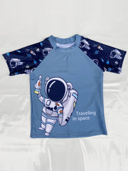 Boys Astronaut Swimwear Set for Beach Vacation