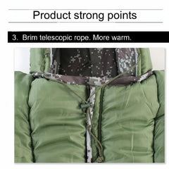 Camouflage Sleeping Bag Thickened Warm Outdoor Sleeping Bag