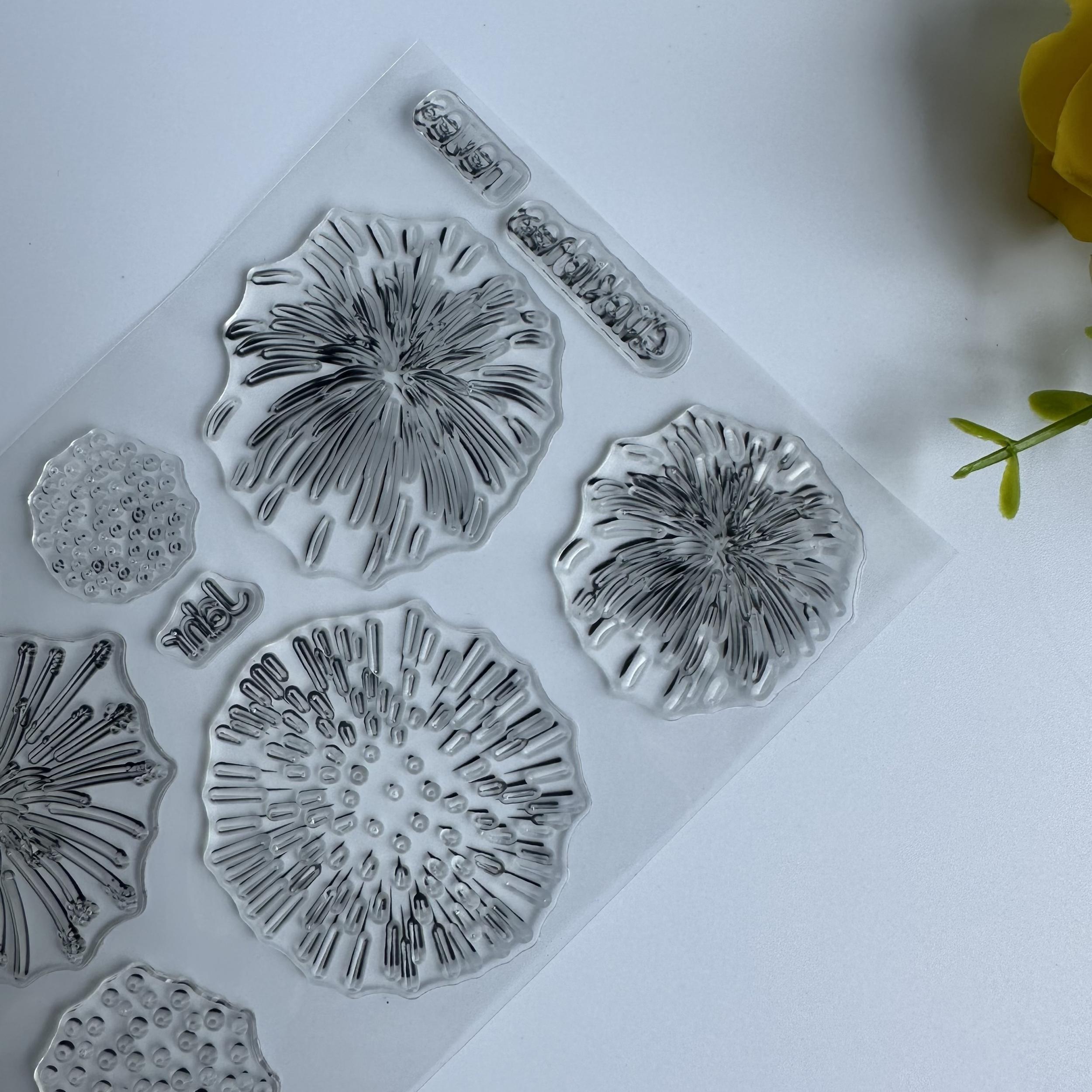 Year Shine Fireworks Clear Stamps for Card Making
