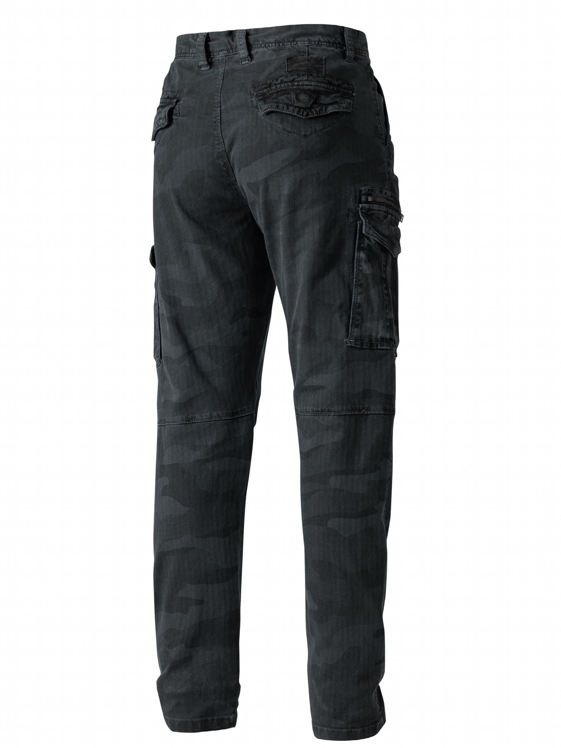 Men's Camo Cargo Pants Loose Casual Outdoor Trousers