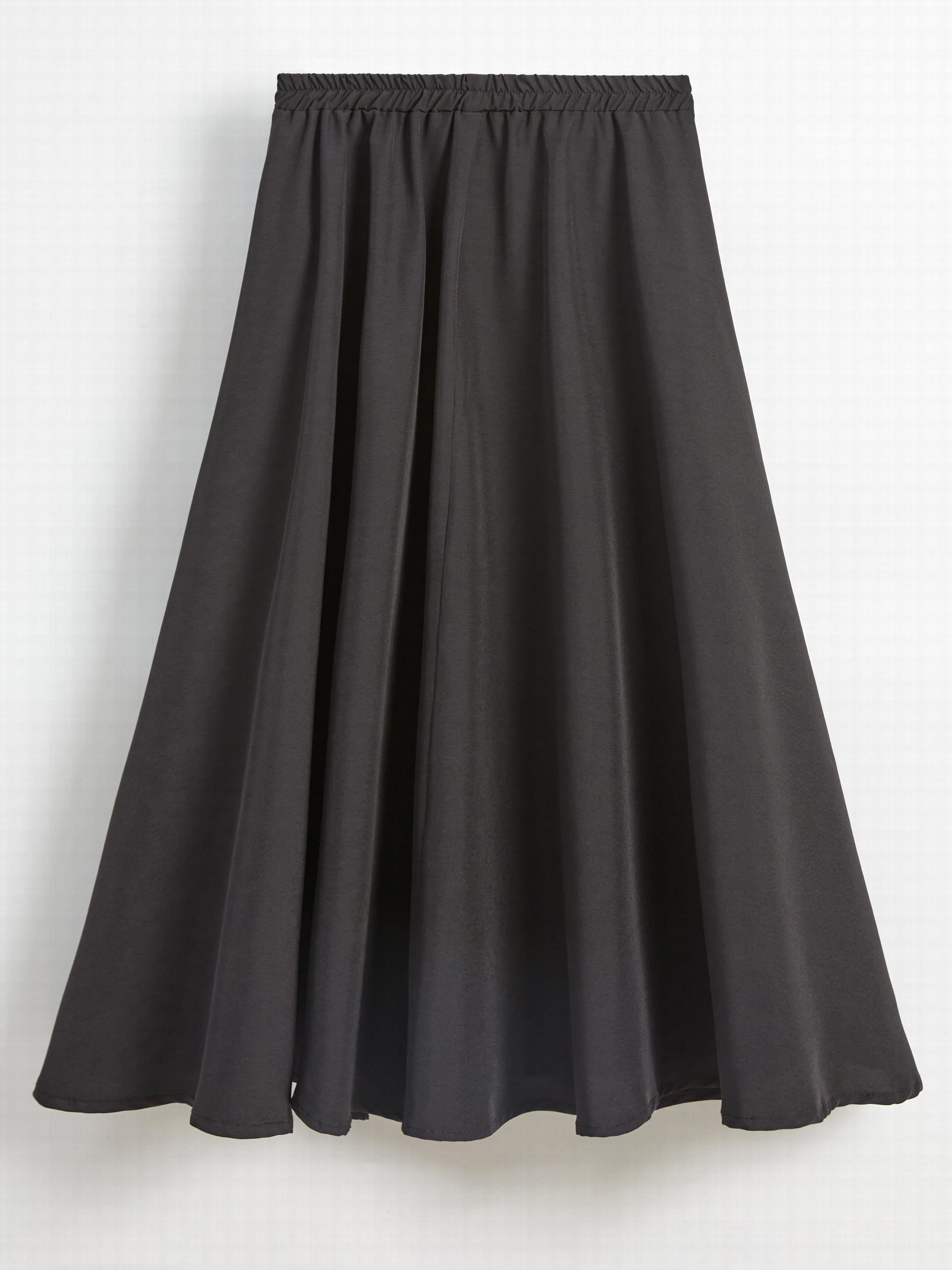 Floral Print Drawstring High Rise Skirt