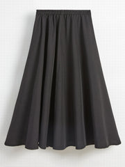 Floral Print Drawstring High Rise Skirt
