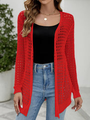 Open Front Long Sleeve Cardigan for Women