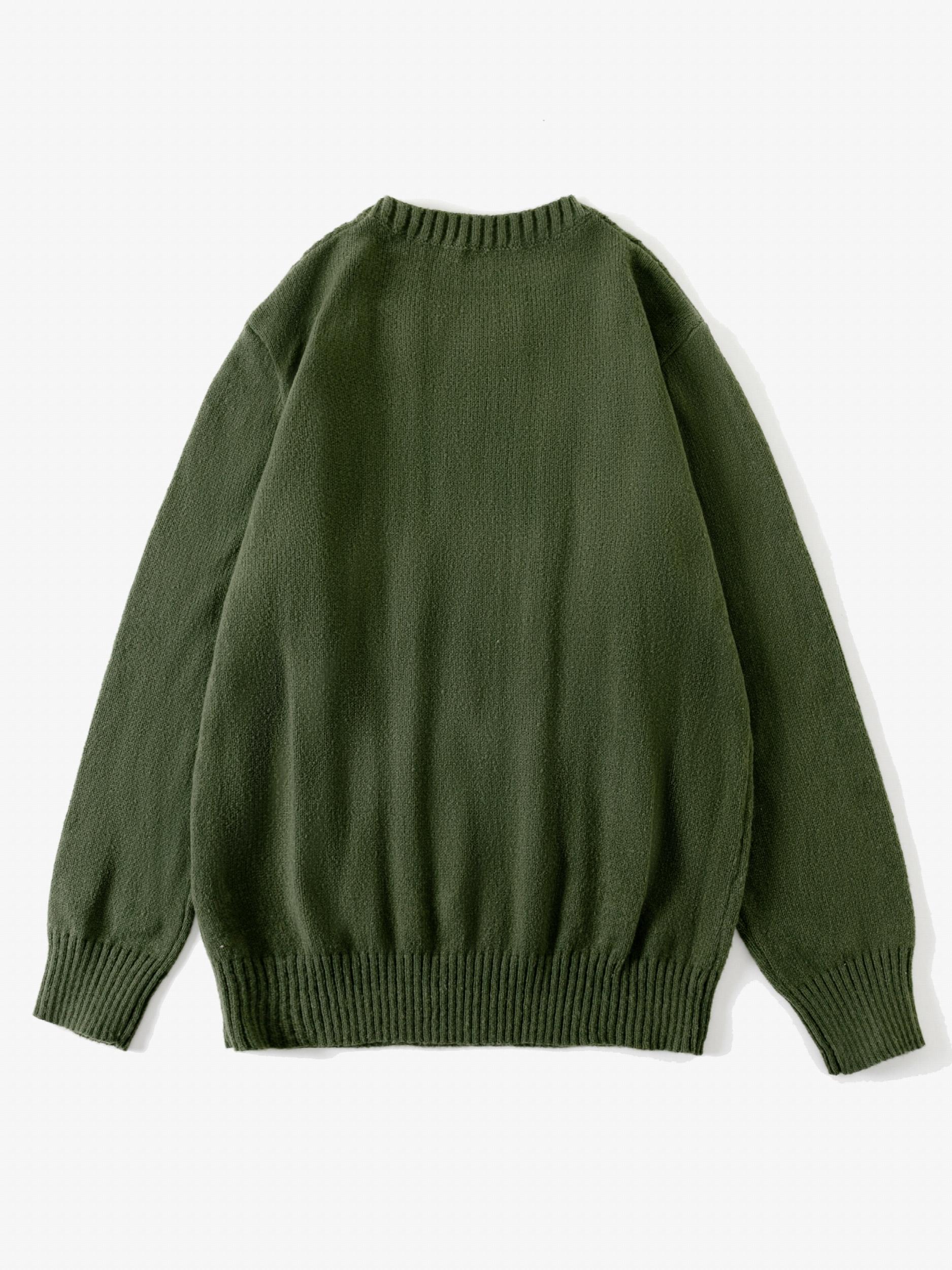 Men's Casual Knit Crew Neck Sweater Warm Top
