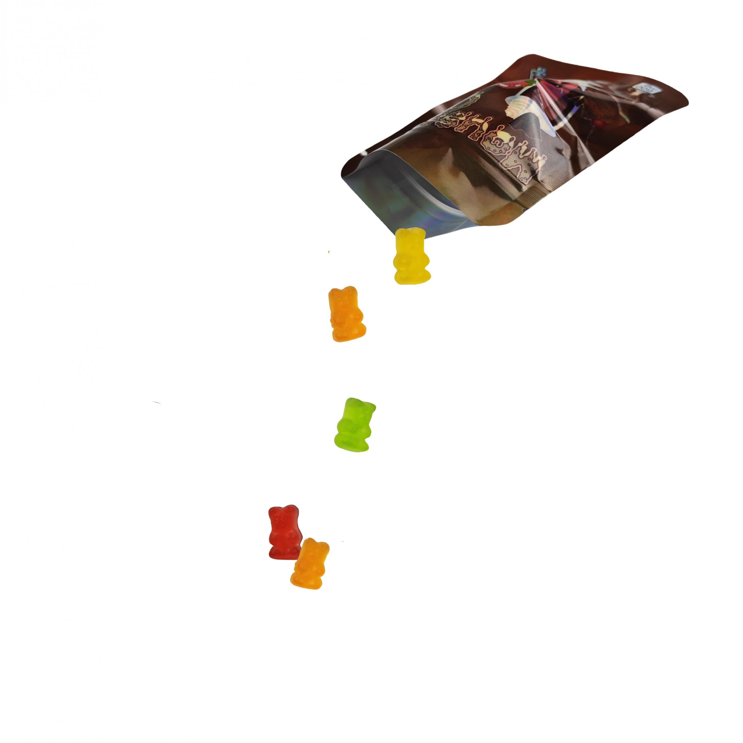 50pcs Halloween Candy Bags 3.5g Mylar Bags Smell Proof Ziplock Snack Bags