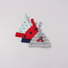 3pcs Baby Cotton Carpet Caps Lightweight Breathable Hat For Newborn