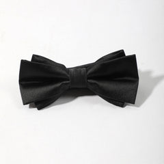 1PC Men's Double Layer Business Bow Tie