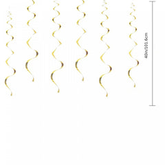Golden Moon Star Hanging Ornament for Holiday Party Decoration