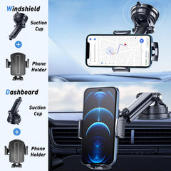 Adjustable Car Phone Mount 360 Rotation Universal Dashboard Holder