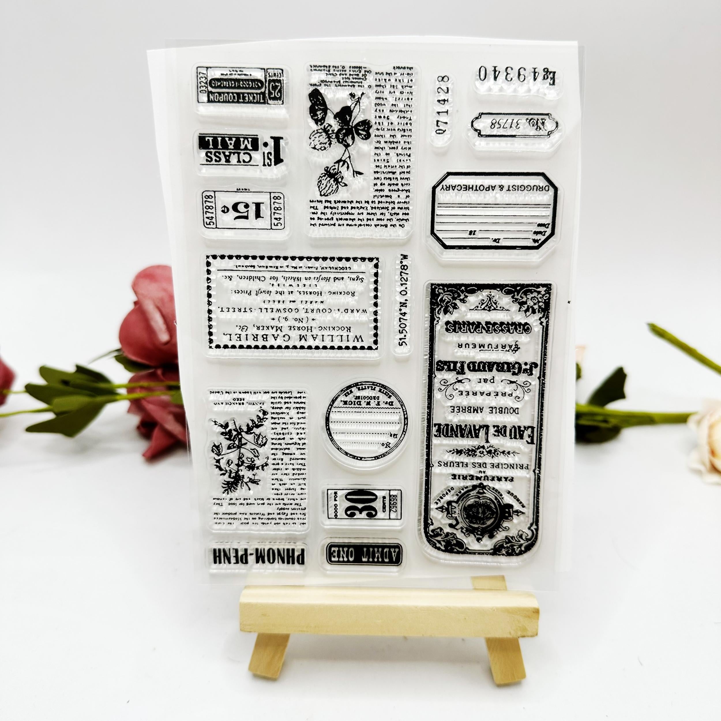 1pc Transparent Seal Stamps
