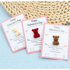 ABS Pocket Bear Valentine'S Gift Romantic Missing You Keepsake