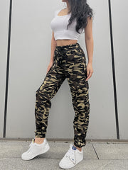Y2K Camo Print Cargo Pants Streetwear Casual Pants